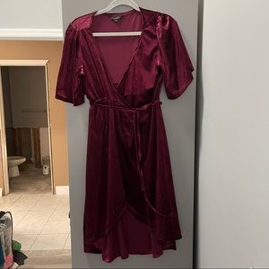Wrap dress- velvet